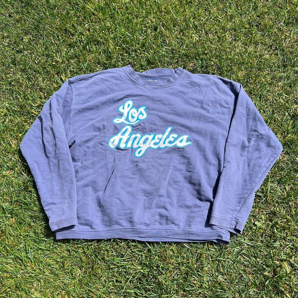 90s Los Angeles Sweater Mens size XL blue